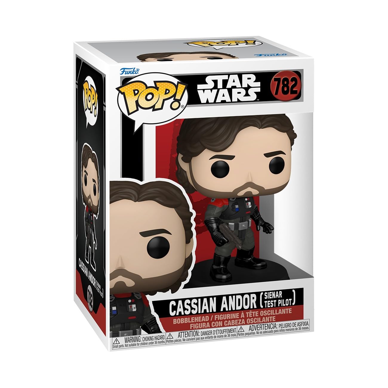 Funko POP Star Wars: Andor S3- Andor with Chase, Oyuncak Figür